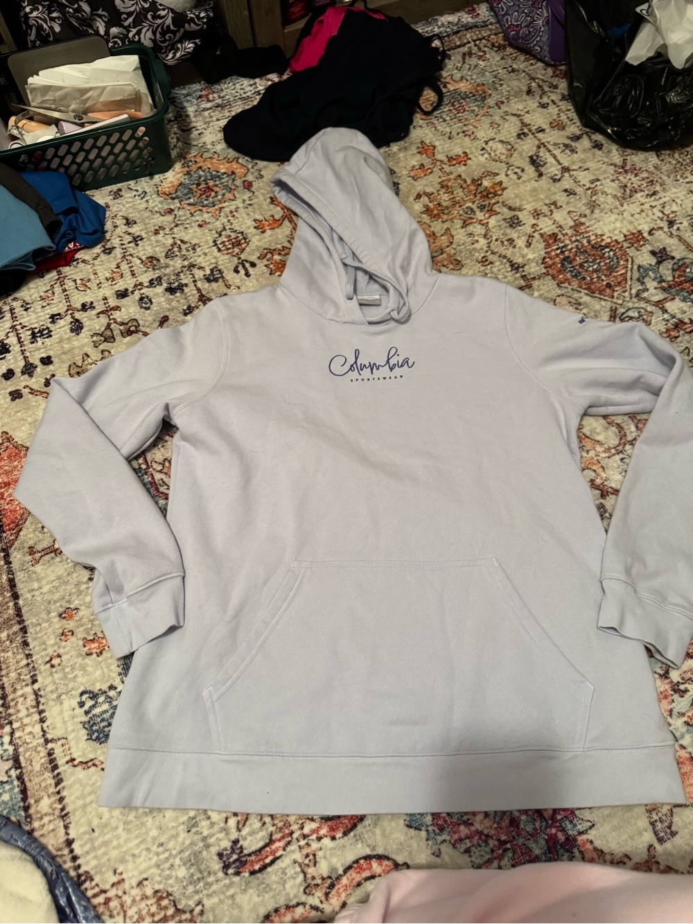 Columbia women’s light purple hoodie